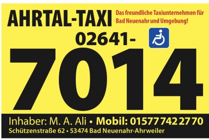 Ahrtal Taxi Taxibetrieb Logo