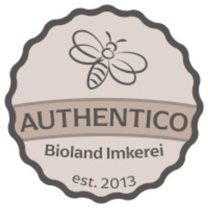 Authentico. Bioland Imkerei Logo