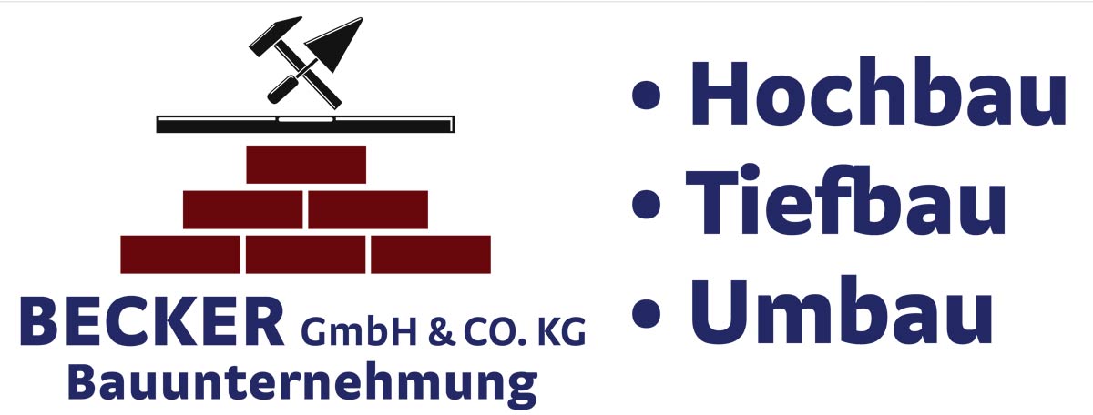 Becker GmbH & Co. KG Bauunternehmen Logo