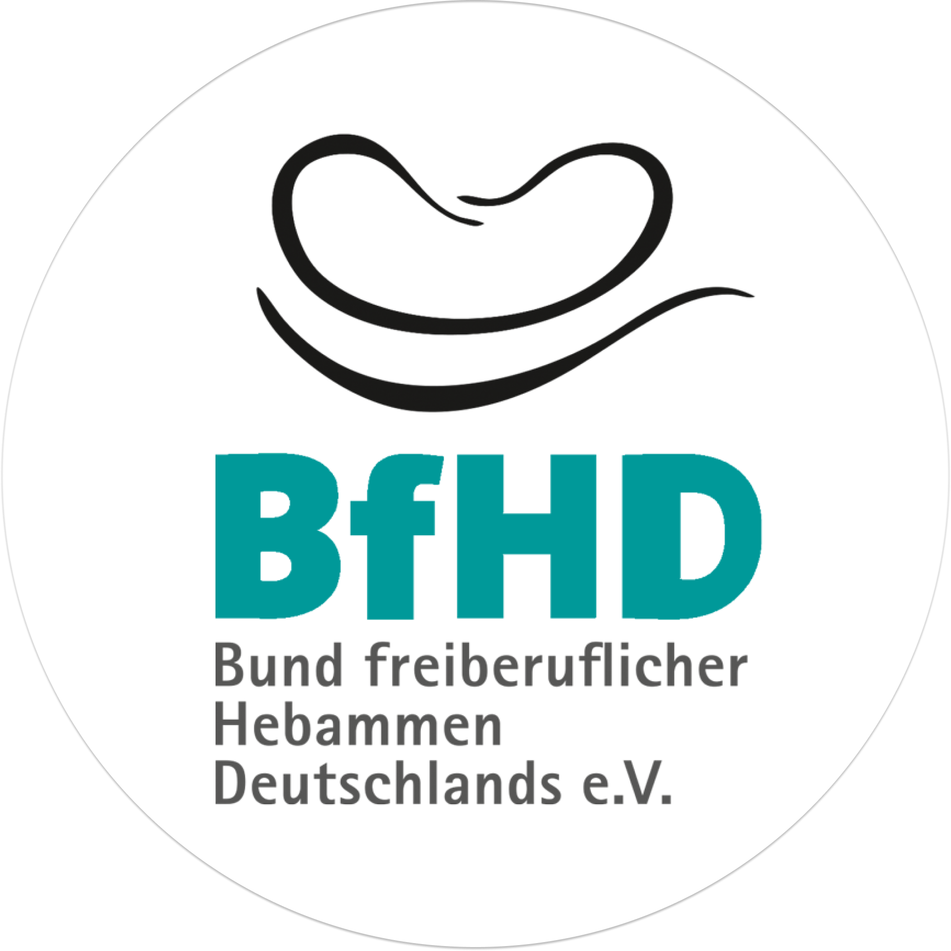 BfHD e.V. Bund freiberuflicher Hebammen Deutschlands Hebammen Logo