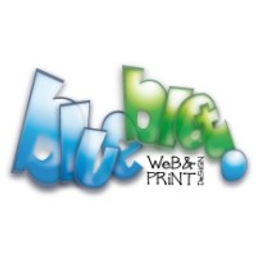 blueblot. Grafikdesign Logo