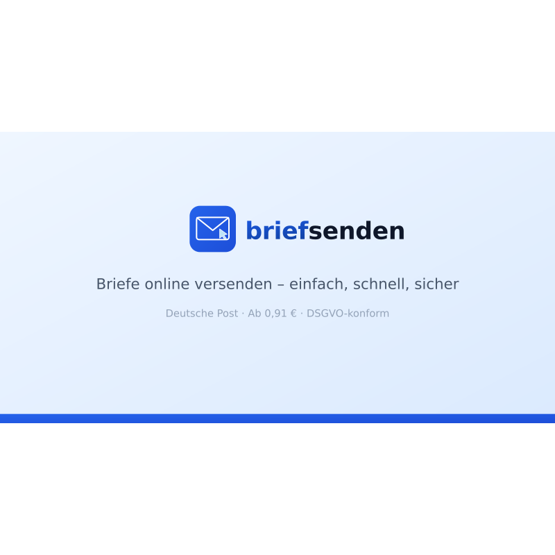Briefsenden Logo