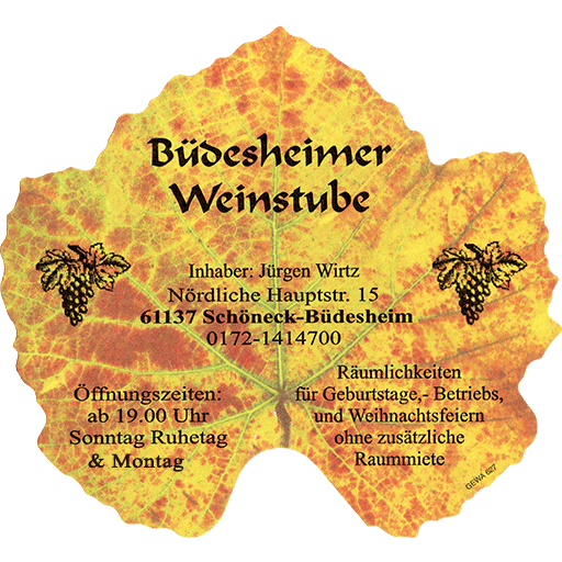 Büdesheimer Weinstuben Logo