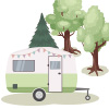 Dennis Spormann & Kerstin Spormann Camping am Brocken Logo