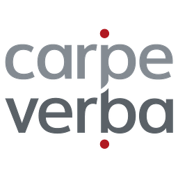 Carpe verba! Logo