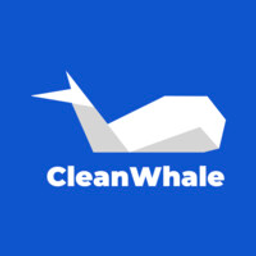Firma sprzątająca CleanWhale Logo