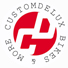 Custom de Lux Fahrradverleih - Café Logo