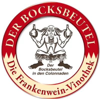 Der Bocksbeutel in den Colonnaden Vinothek Logo