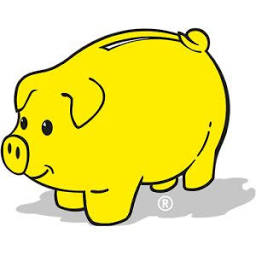 Die mit dem Sparschwein Logo