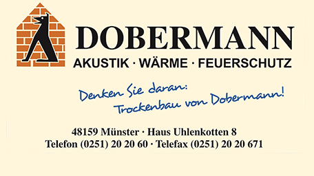 Dobermann Maler + Design Logo