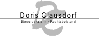 Clausdorf Doris Steuerberaterin Logo