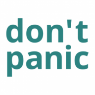don't panic die case-manufaktur GmbH Musikinstrumente Logo