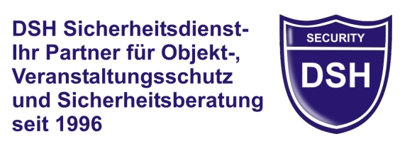 DSH Sicherheitsdienst DSH-Dienstleistung Service und Sicherheitsdienst Logo