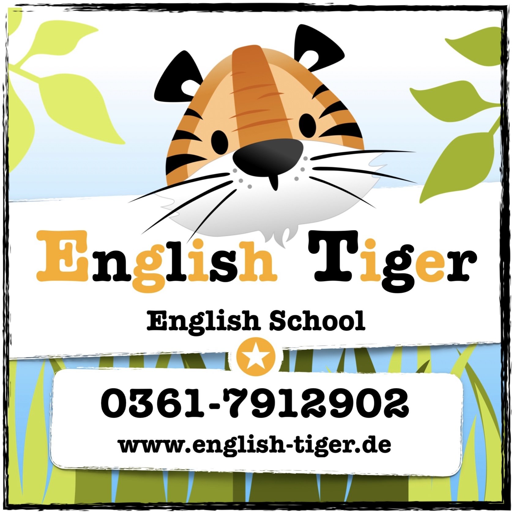 English Tiger Englisch School Erfurt Logo