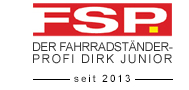Junior Dirk Der Fahrradständer-Profi Logo