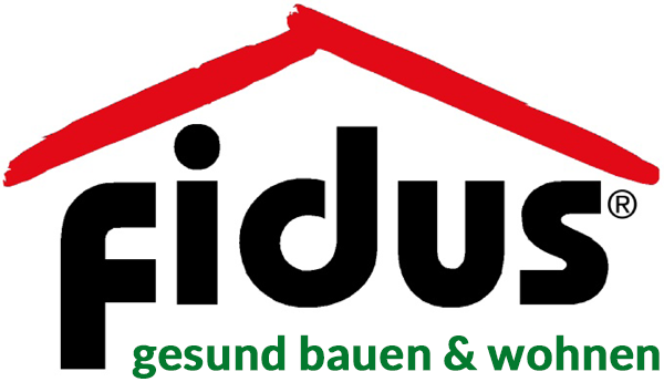Fidus gesund bauen u. wohnen ökolog. Baustoffe Logo