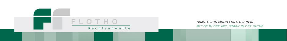 Flotho Oliver Rechtsanwalt Logo