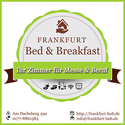 Frankfurt Bed & Breakfast Pension Logo