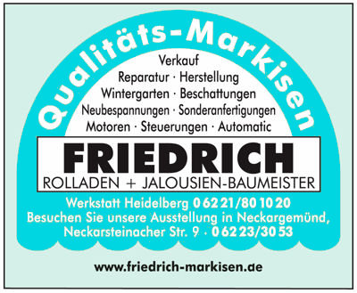 Friedrich Richard Fenster Rolladen Markisen Logo