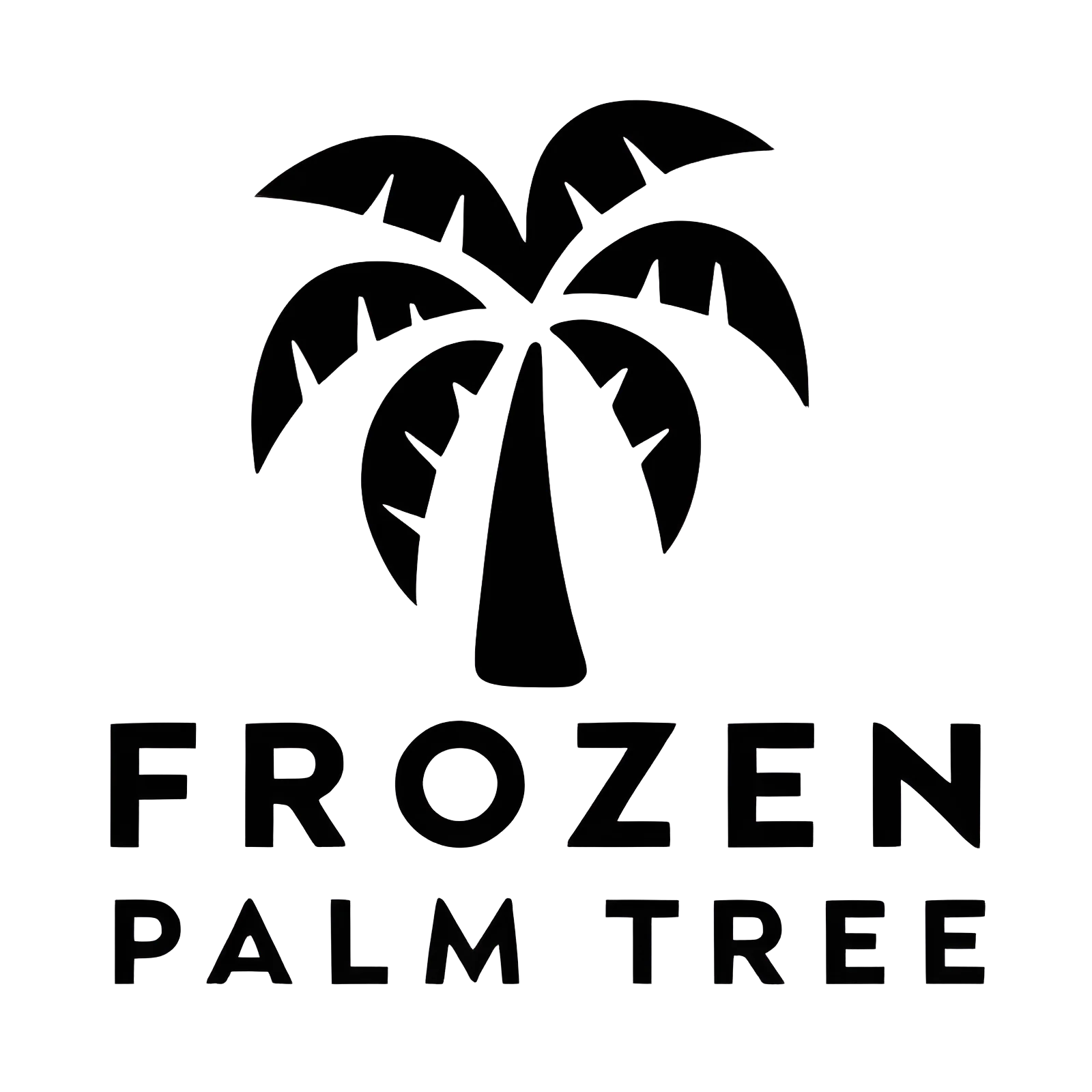 Frozen Palm Tree Logo
