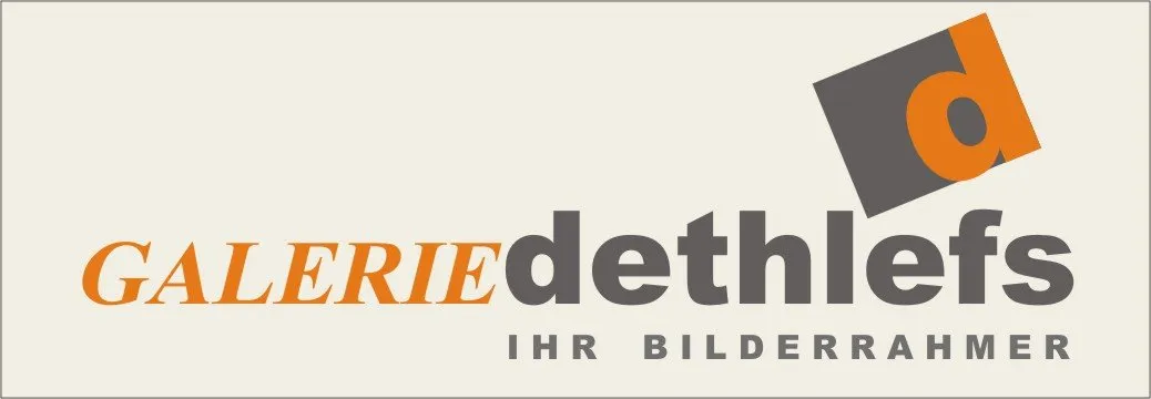 Galerie dethlefs Bilderrahmenatelier Logo