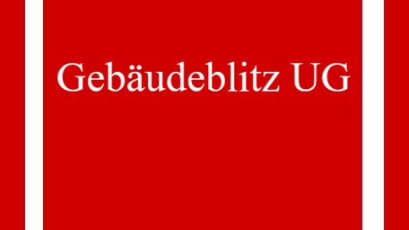Gebäudeblitz UG (haftungsbeschränkt) Gebäudereinigung Logo
