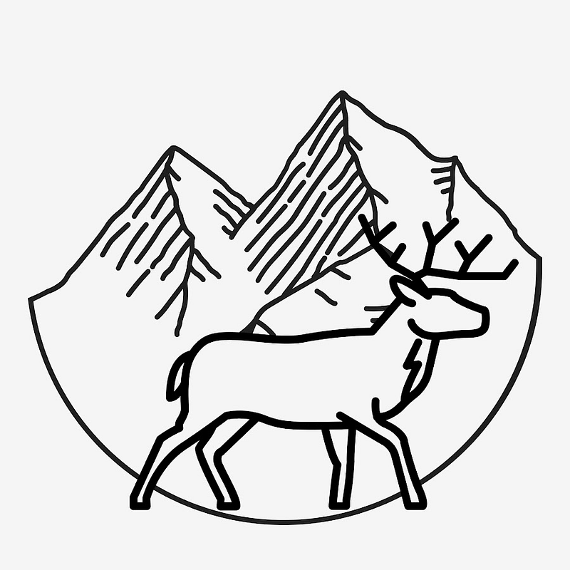 Gipfelhirsch Logo