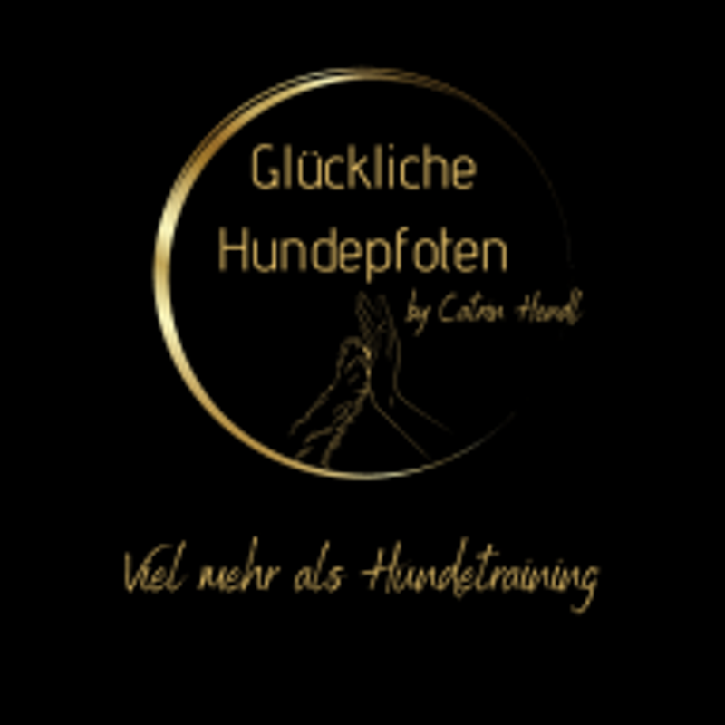Glueckliche Hundepfoten viel mehr als nur Hundetraining Logo