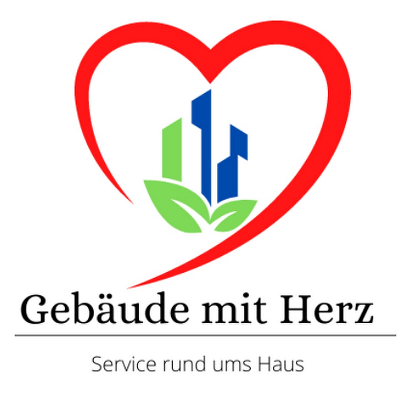 Gebäude mit Herz Gebäudereinigung Logo
