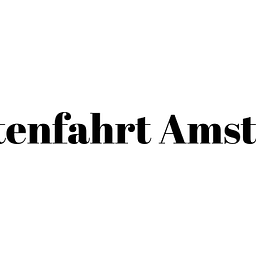 Grachtenfahrt Amsterdam Logo