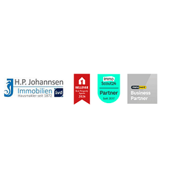 Johannsen H.P. RDM-Immobilien Hausmakler seit 1872 Logo