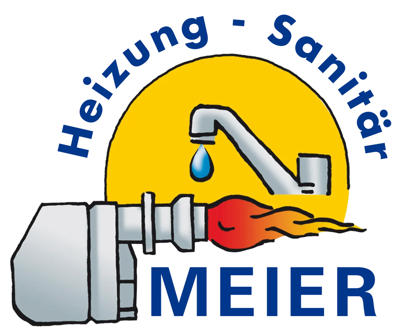 Heizung-Sanitär-Meier Logo