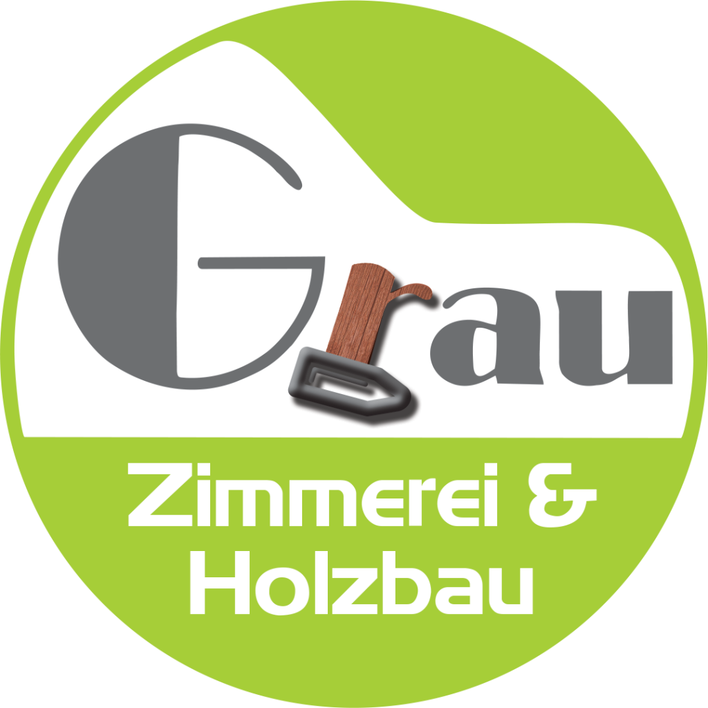 Zimmerei und Holzbau Grau Logo