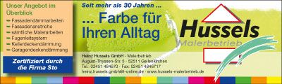 Heinz Hussels GmbH Malerbetrieb Logo