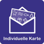 Individuelle Karte und Copyshop Logo
