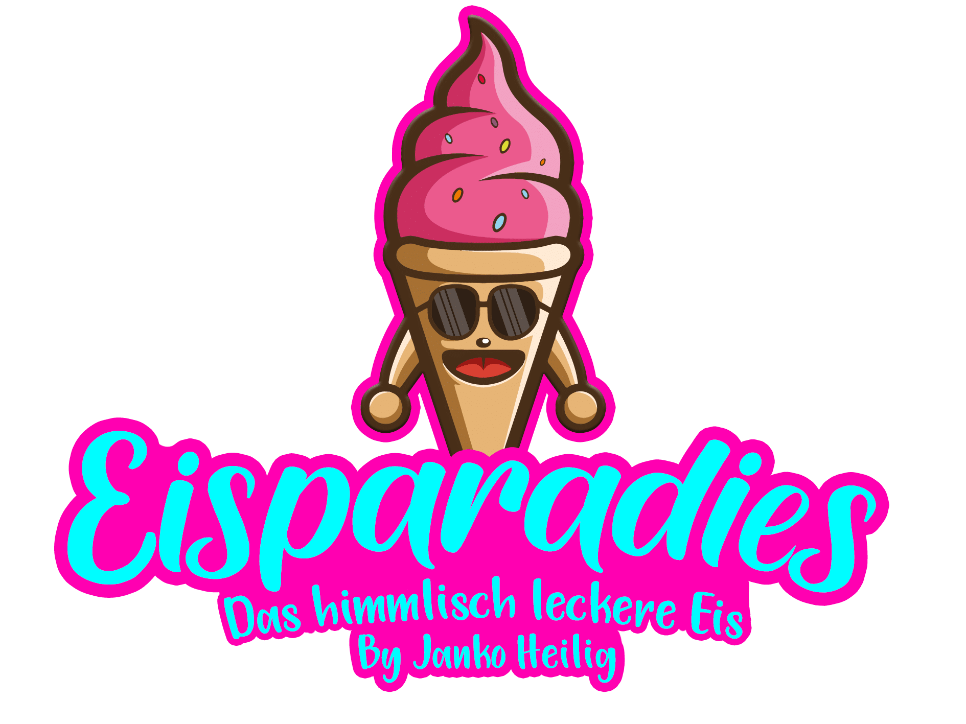 Eisparadies by Janko Heilig Eiswagen Catering Service Logo