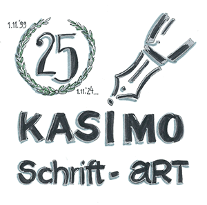 KASIMO Schrift-ART Foto Logo