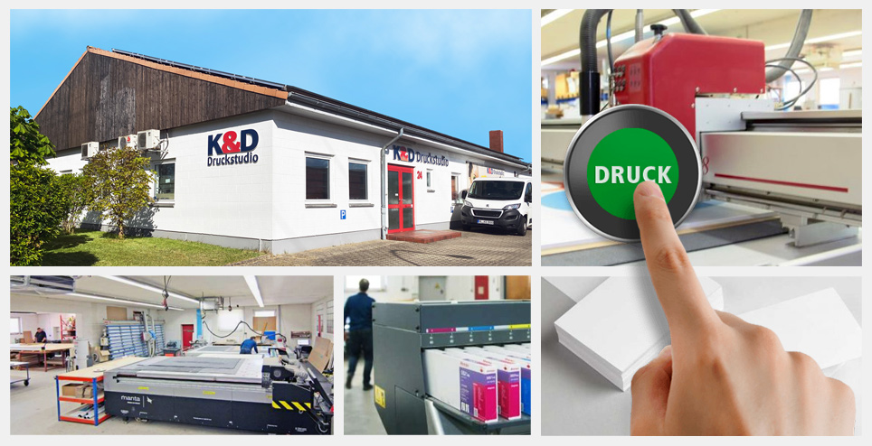 K u. D Druckstudio Logo