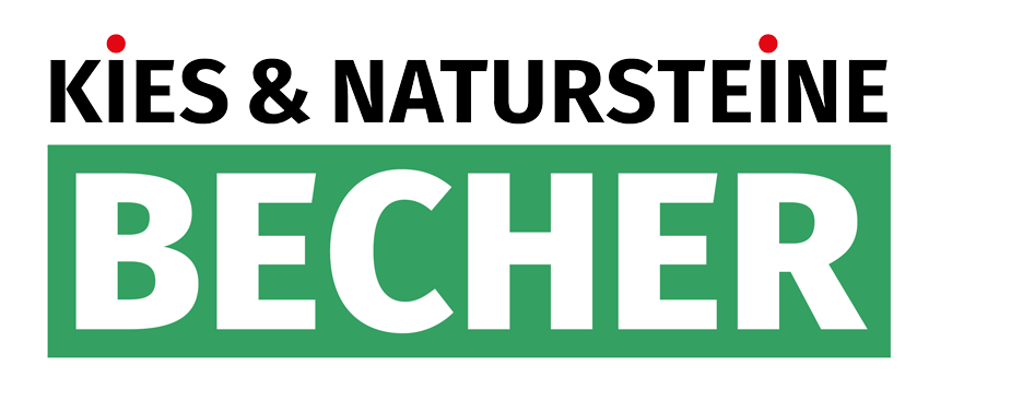 Kies & Natursteine Becher Logo