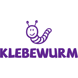 Klebewurm Logo