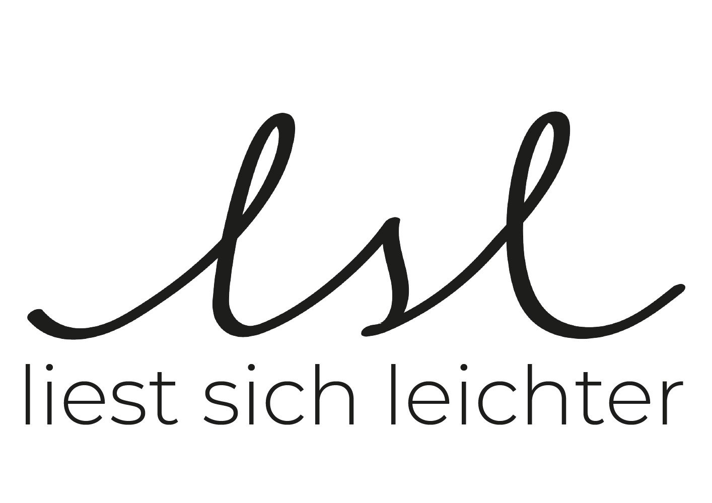 liest sich leichter - Literaturlektorat Logo
