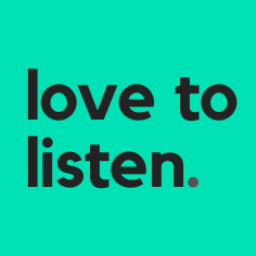 love to listen. Logo