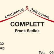 COMPLETT Mietmöbel Zeltverleih Zelteverleih Logo