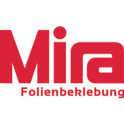 Mira Folienbeklebung Logo