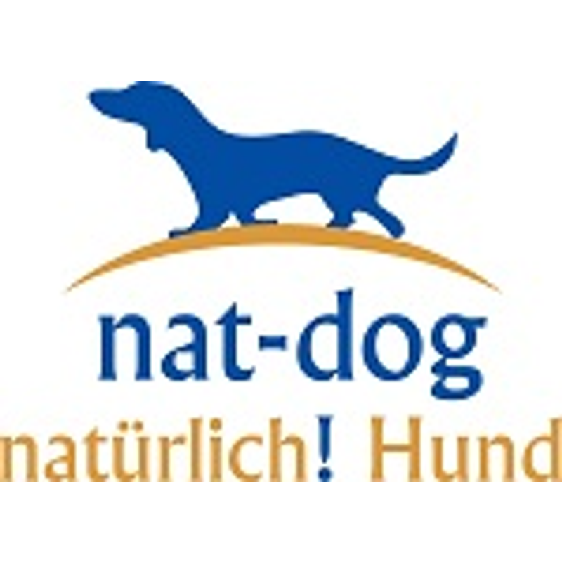 nat-dog - natürlich! Hund Logo