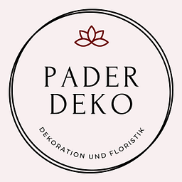 Hochzeitsdekoration Pader-Deko Logo