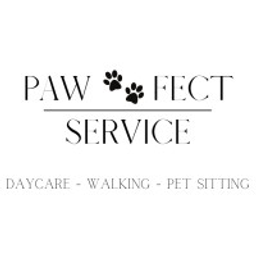 Pawfect Service Dog Walker Logo