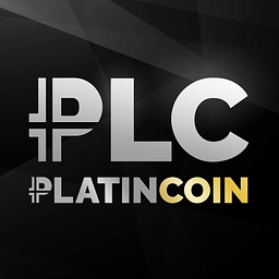 PLC - Platincoin Kryptisches System Logo