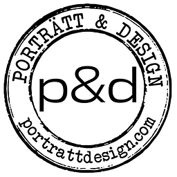 Porträtt & Design Logo