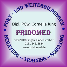 PRIDOMED Dipl. PGw. Cornelia Jung Logo